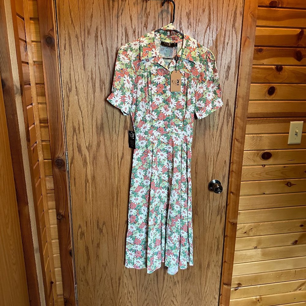 The House of Foxy Floral Dress Euro Size 8 (US Size 2)